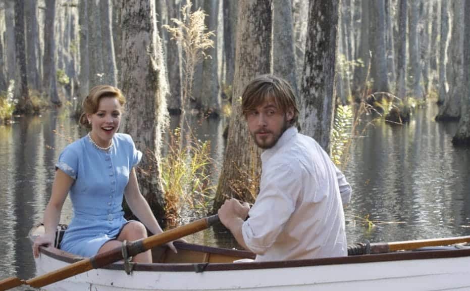 Boat scene in The Notebook